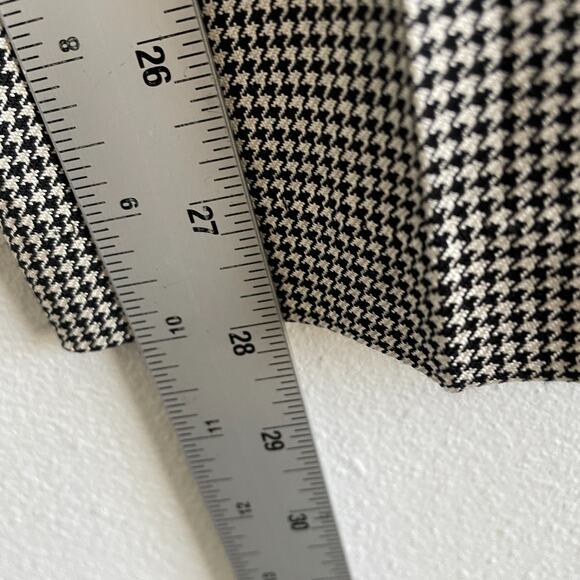 Carlisle Pants Women US 6 Gray Houndstooth Trousers Office Career Capsule Wool - Picture 4 of 7